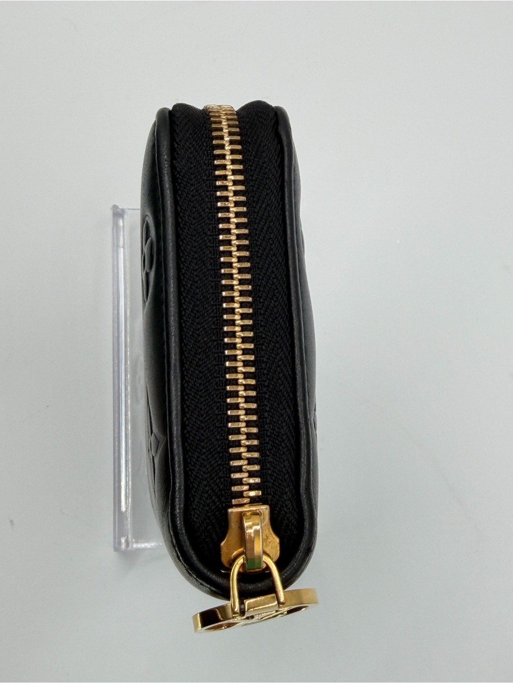 LV Black Coussin Monogram Empreinte Zippy Wallet W/Box Dust Bag and Entrupy COA - Picture 5 of 16